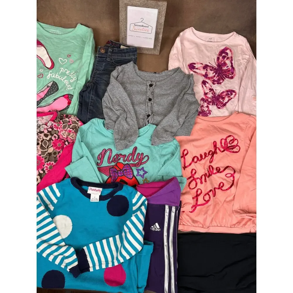 Girls 4/4T Fall Winter Clothing Lot Adidas Old Navy OshKosh #970